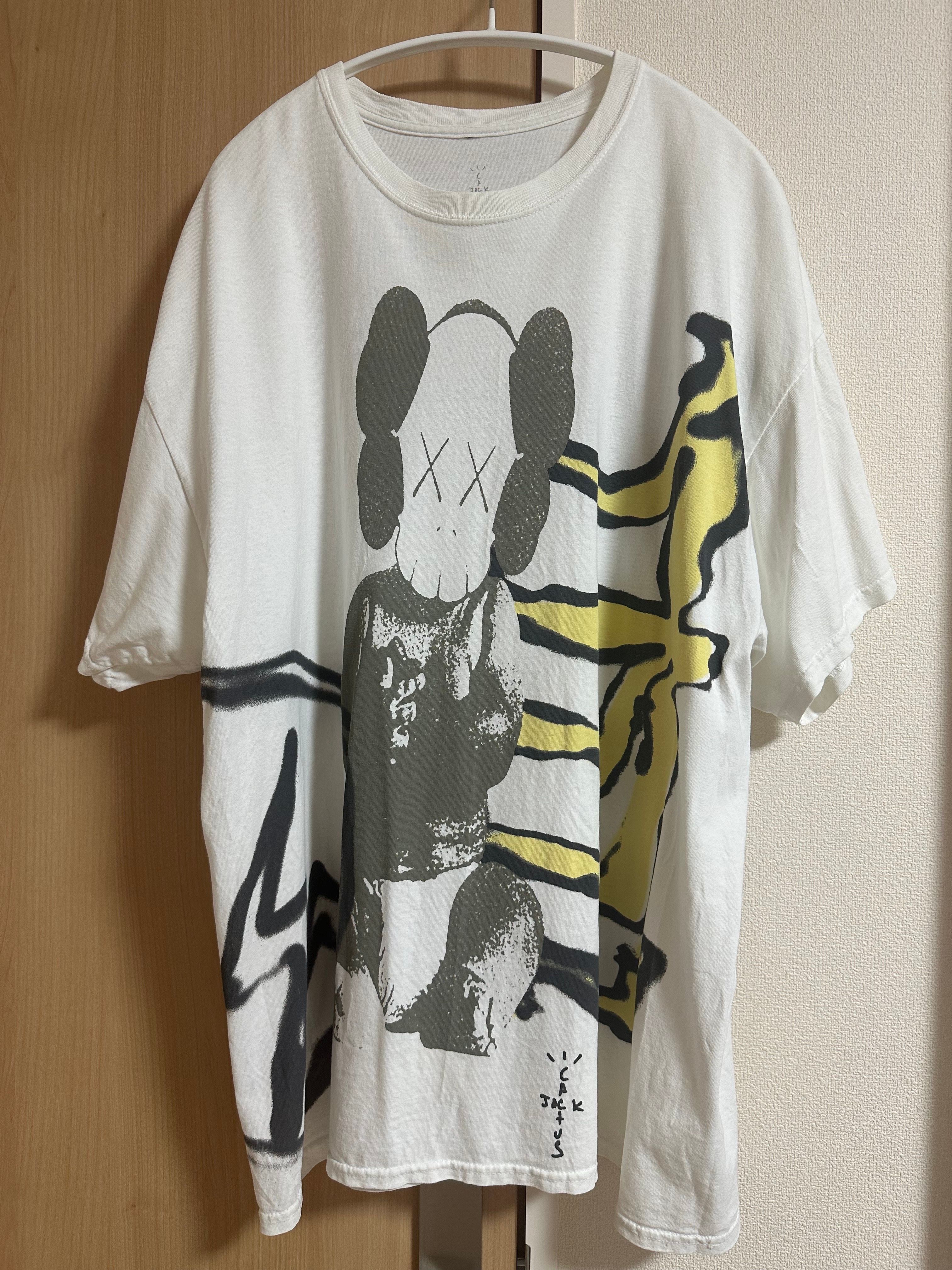 Travis Scott Cactus Jack x KAWS For Fragment Tee "White"