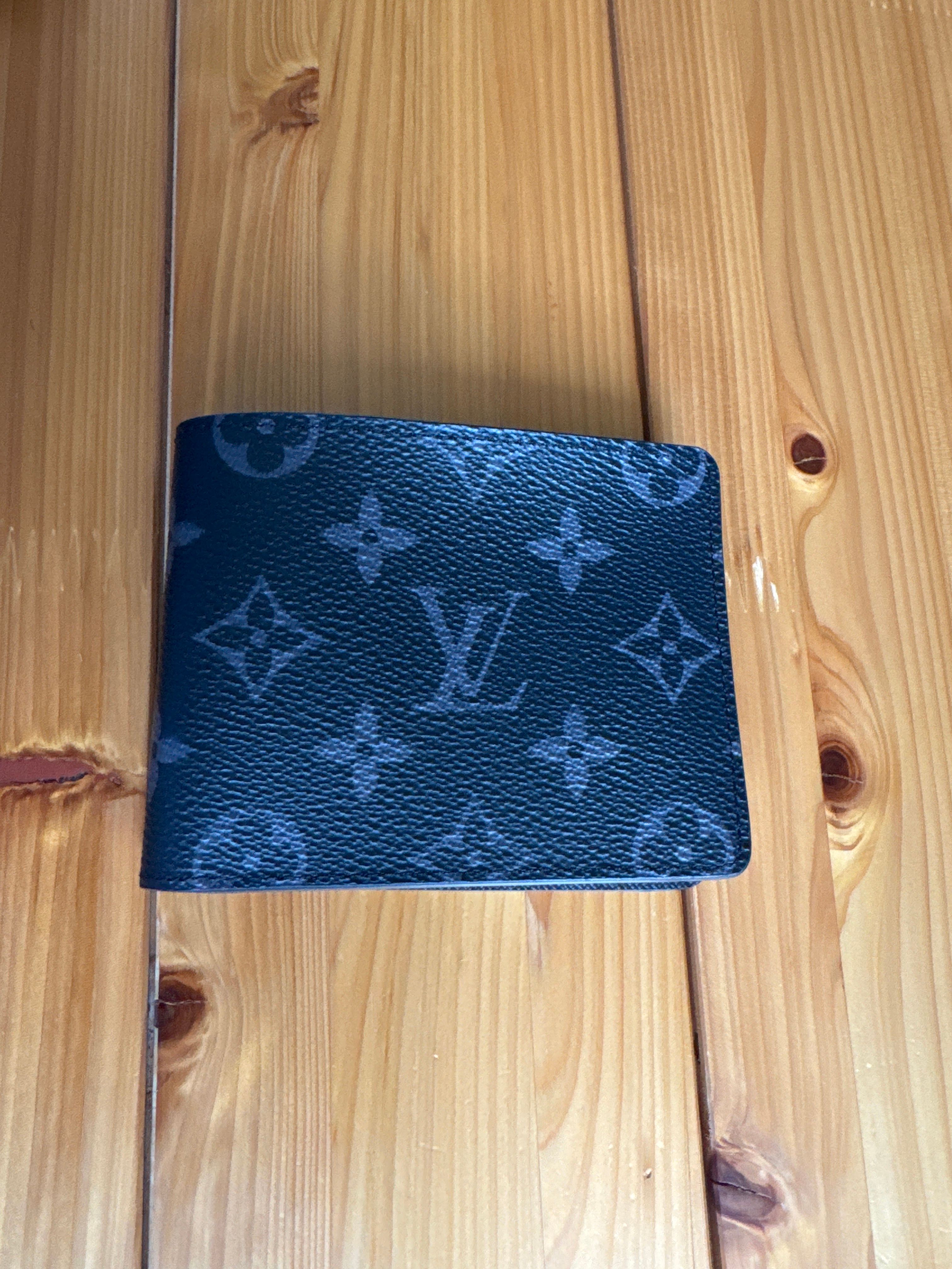 Louis Vuitton Brazza Wallet NM Monogram Eclipse