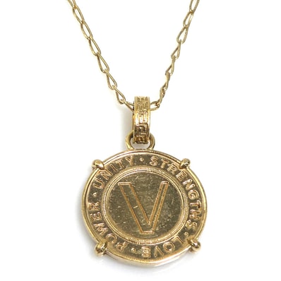 ヴェルサーチ VERSACE ネックレス メタル ゴールド レディース【中古】 h32026a