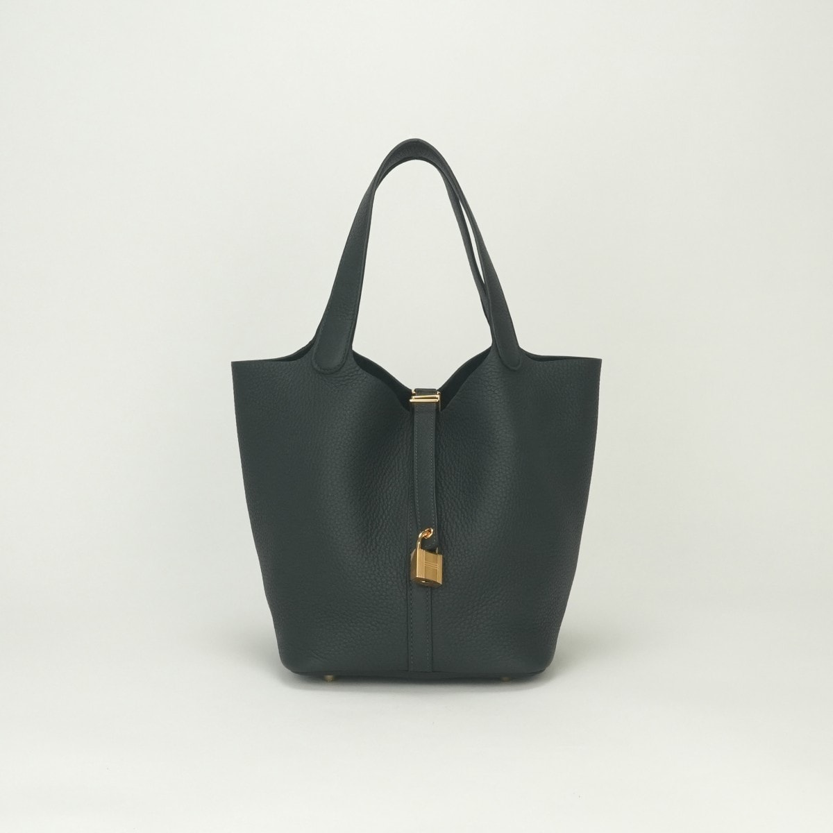 エルメス HERMES ピコタンロックMM ピコタンロック MM ピコタンロック22 バッグ トートバッグ トリヨンクレマンス ヴェールフォンセ Vertfonce グリーン Green 緑 ゴールド金具 ハンドバッグ