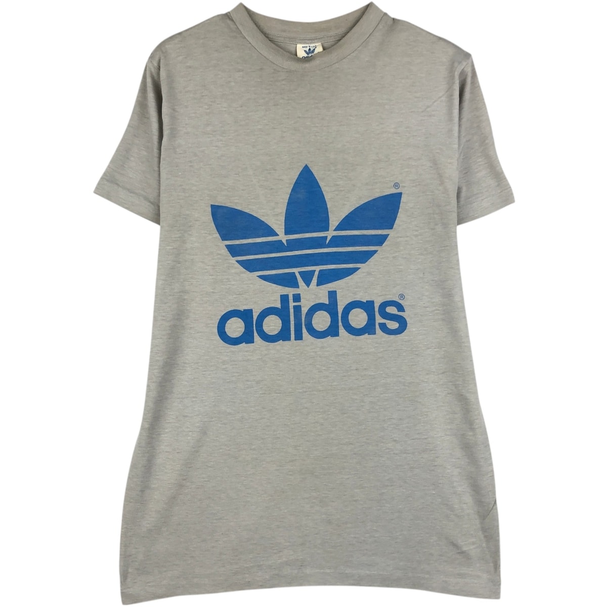古着 80年代 アディダス adidas ロゴTシャツ USA製 メンズM相当 クルーネック(丸首) ヴィンテージ/eaa623875