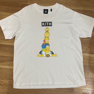 Kith The Simpsons Family Stack Tee "White"