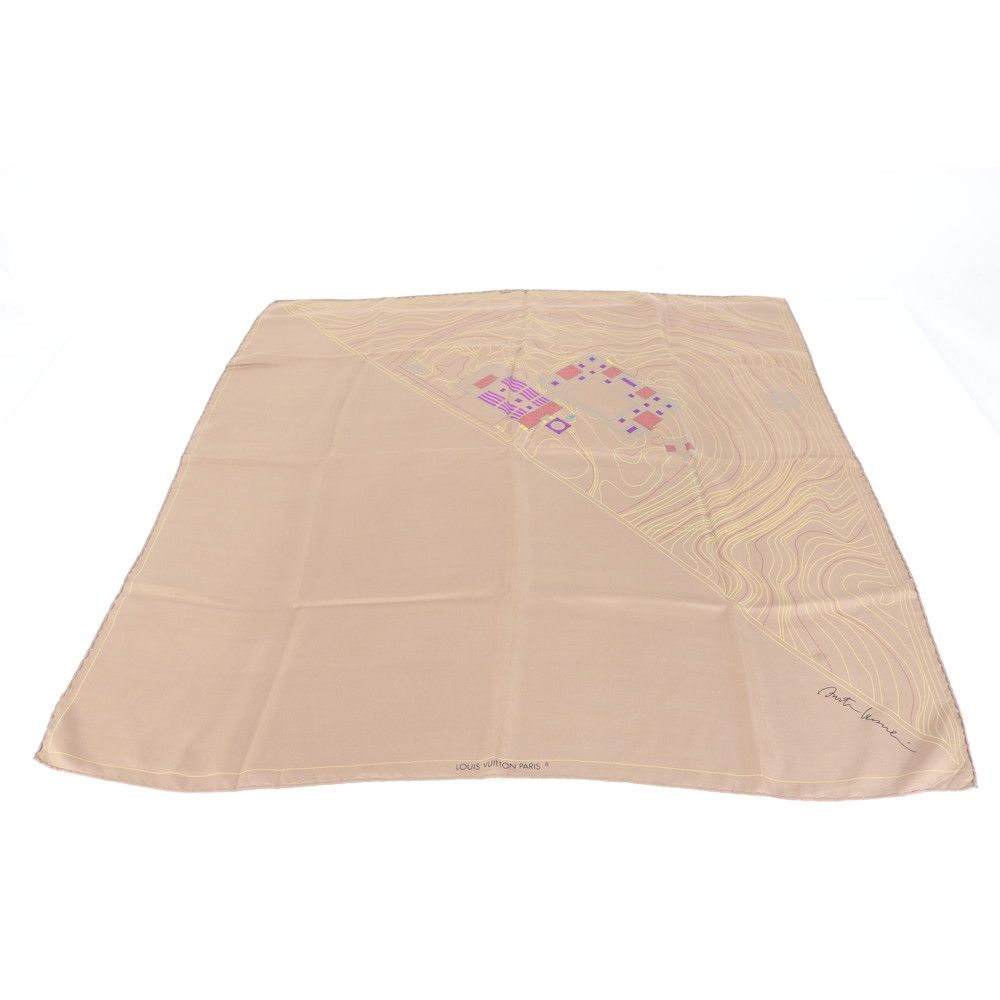 ■美品 ルイヴィトン シルクスカーフ