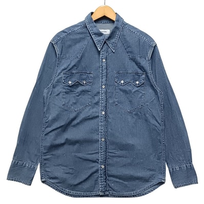 MASSES マシス DENIM SHIRT H.WASH デニムシャツ 長袖 55506