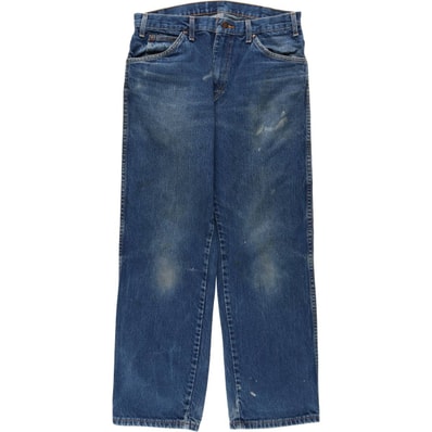 古着 ディッキーズ Dickies ストレートデニムパンツ メンズw33相当/eaa661030