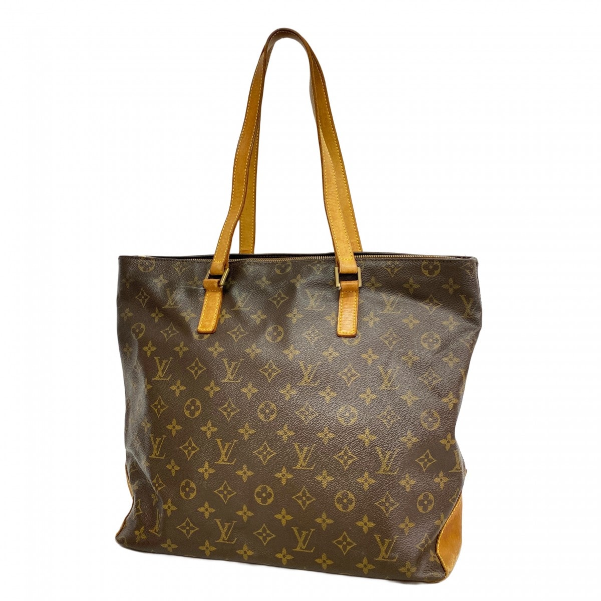 【6db1524】ルイヴィトン トートバッグ モノグラム カバメゾ M51151 ブラウン【中古】レディース