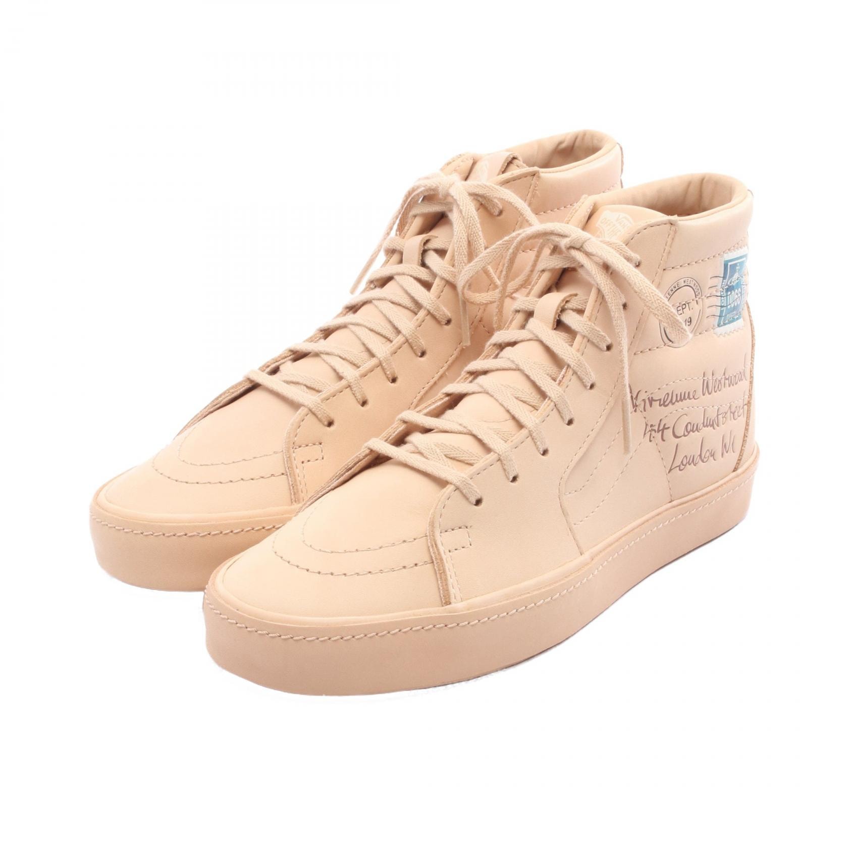 バンズ VANS VANS × Vivienne Westwood ANGLOMANIA スニーカー 靴 レザー レディース ベージュ系 【中古】