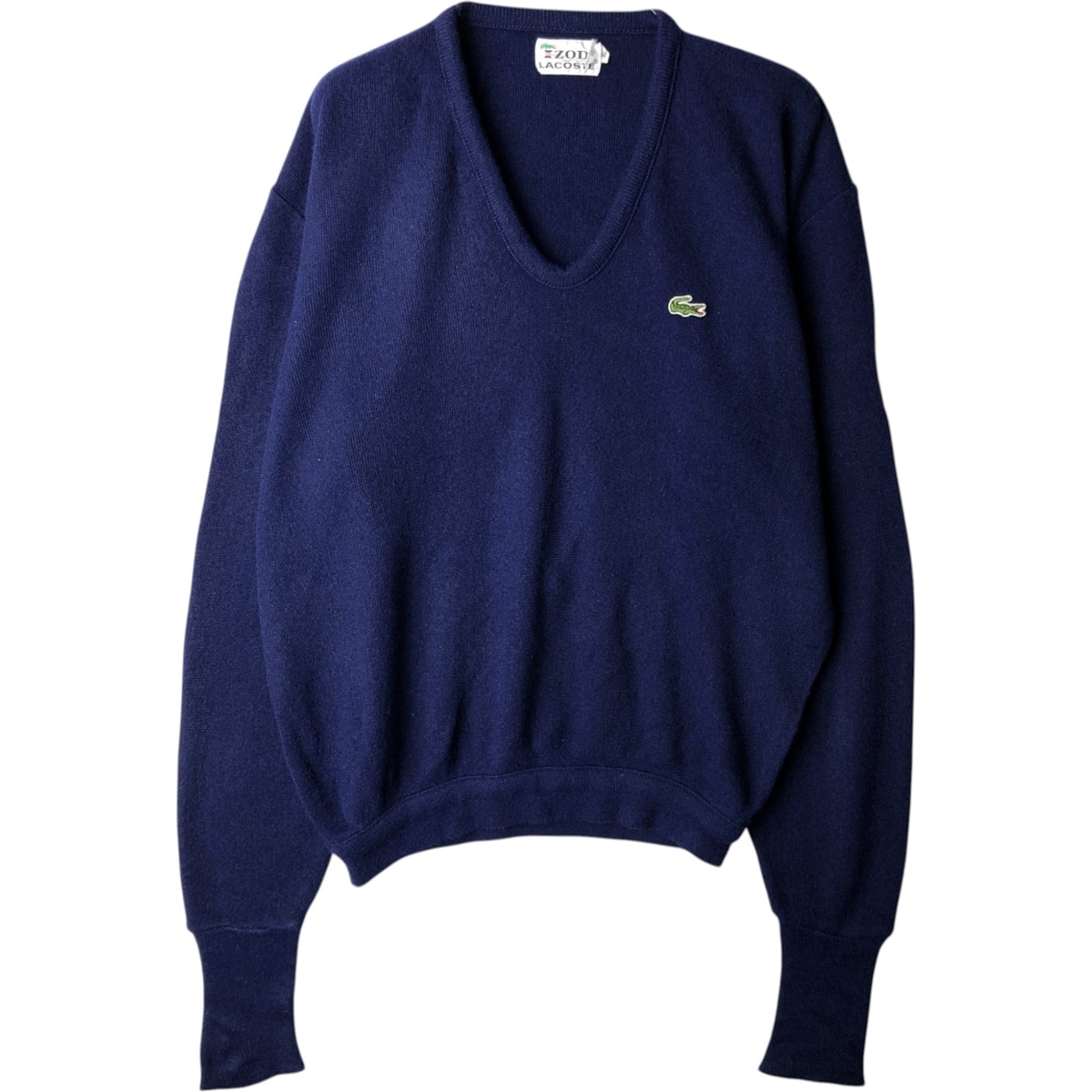古着 70年代 ラコステ LACOSTE IZOD アクリルニットセーター メンズXL相当 ヴィンテージ/eaa627540