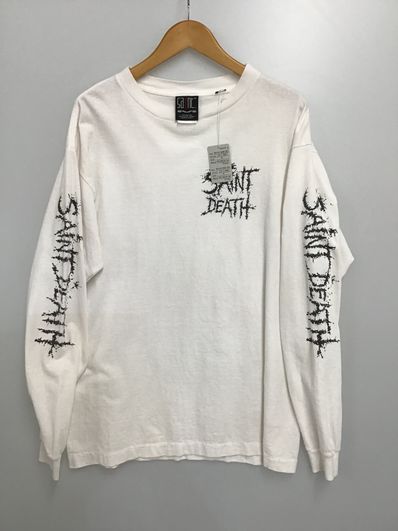 SAINT Mxxxxxx LS TEE SAINTDEATH "White"