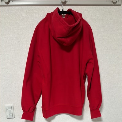 Supreme Cross Box Logo Hooded Sweatshirt "Red"