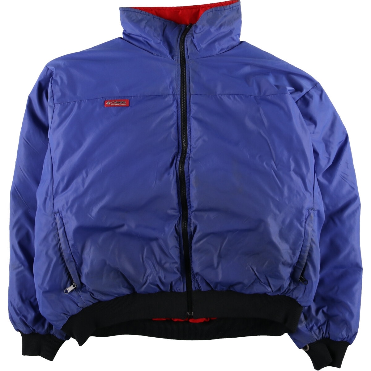 古着 80年代 コロンビア Columbia 紺タグ リバーシブル ダウンジャケット メンズXL相当 ヴィンテージ/eaa466583