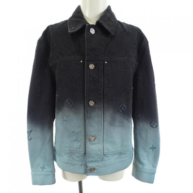 ルイヴィトン LOUIS VUITTON エンブロイダードデニムブルゾン HQA15WTZ0 デニムジャケット