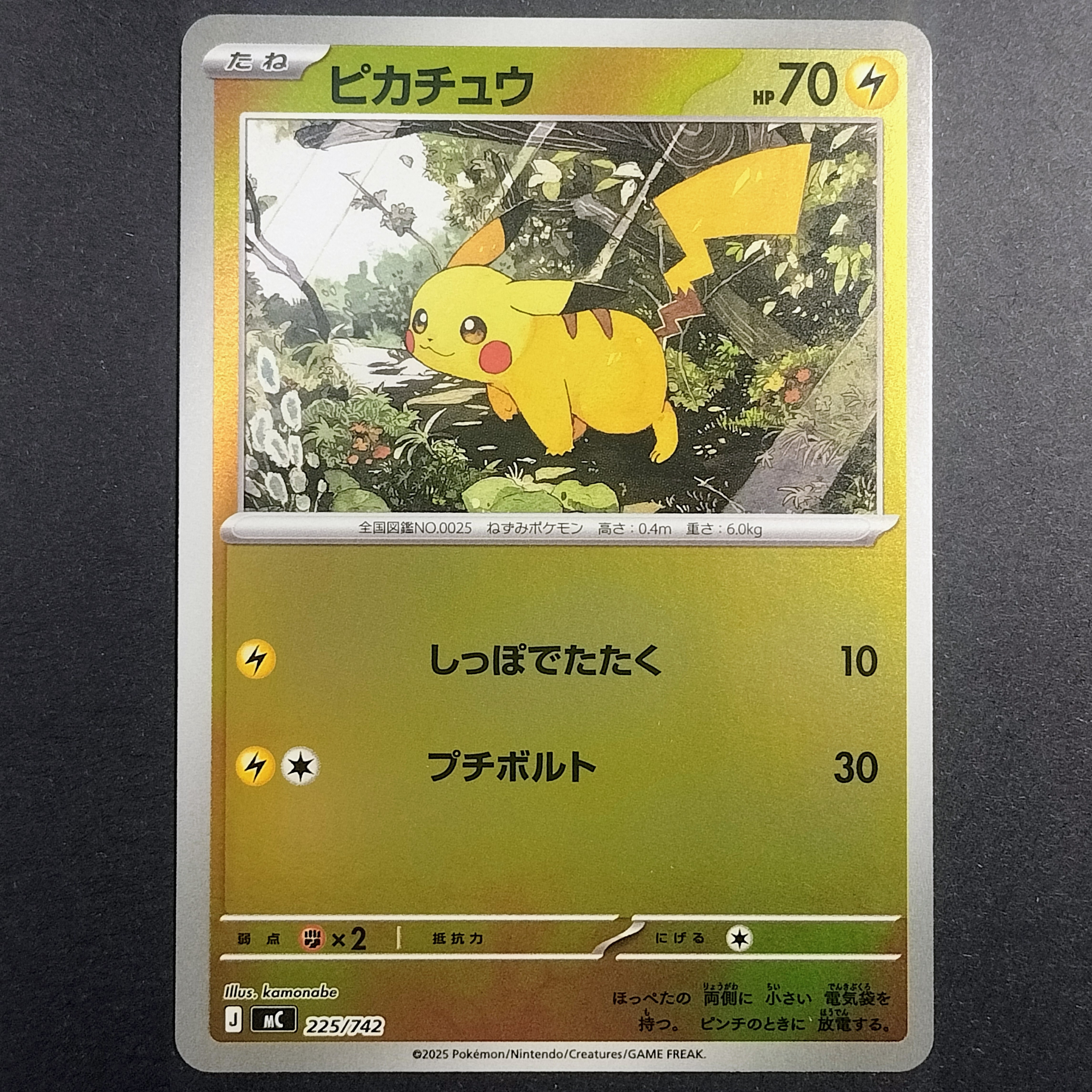 PSA10】ピカチュウ :ミラー [MC 225/742](スタートデッキ100「バトル