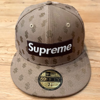 Supreme Monogram Box Logo New Era "Brown"