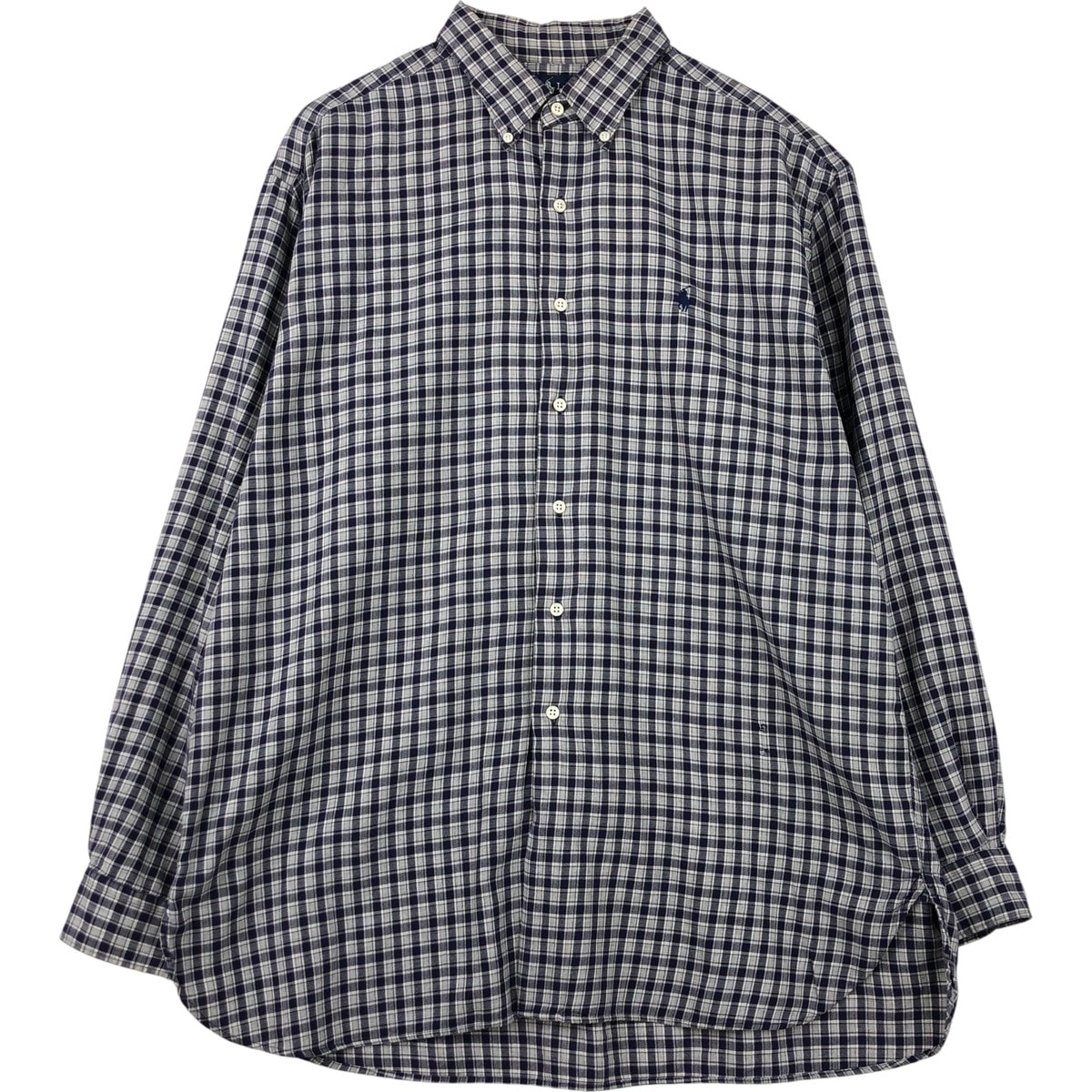 古着 ラルフローレン Ralph Lauren MCMEEL 長袖 ボタンダウンチェックシャツ メンズXL相当/eaa613299