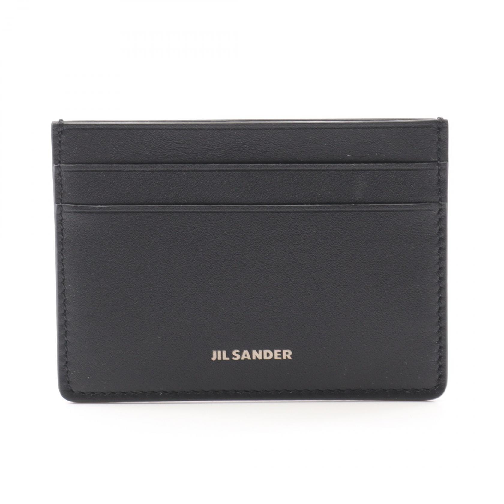 ジルサンダー JIL SANDER カードケース アクセサリー レザー メンズ レディース ブラック系 J25VL0009P5458001 【新品】