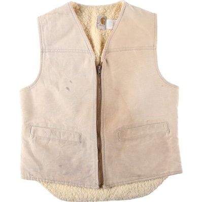 古着 80~90年代 カーハート Carhartt 6SV ダックベスト USA製 メンズM相当 ヴィンテージ/eaa621214