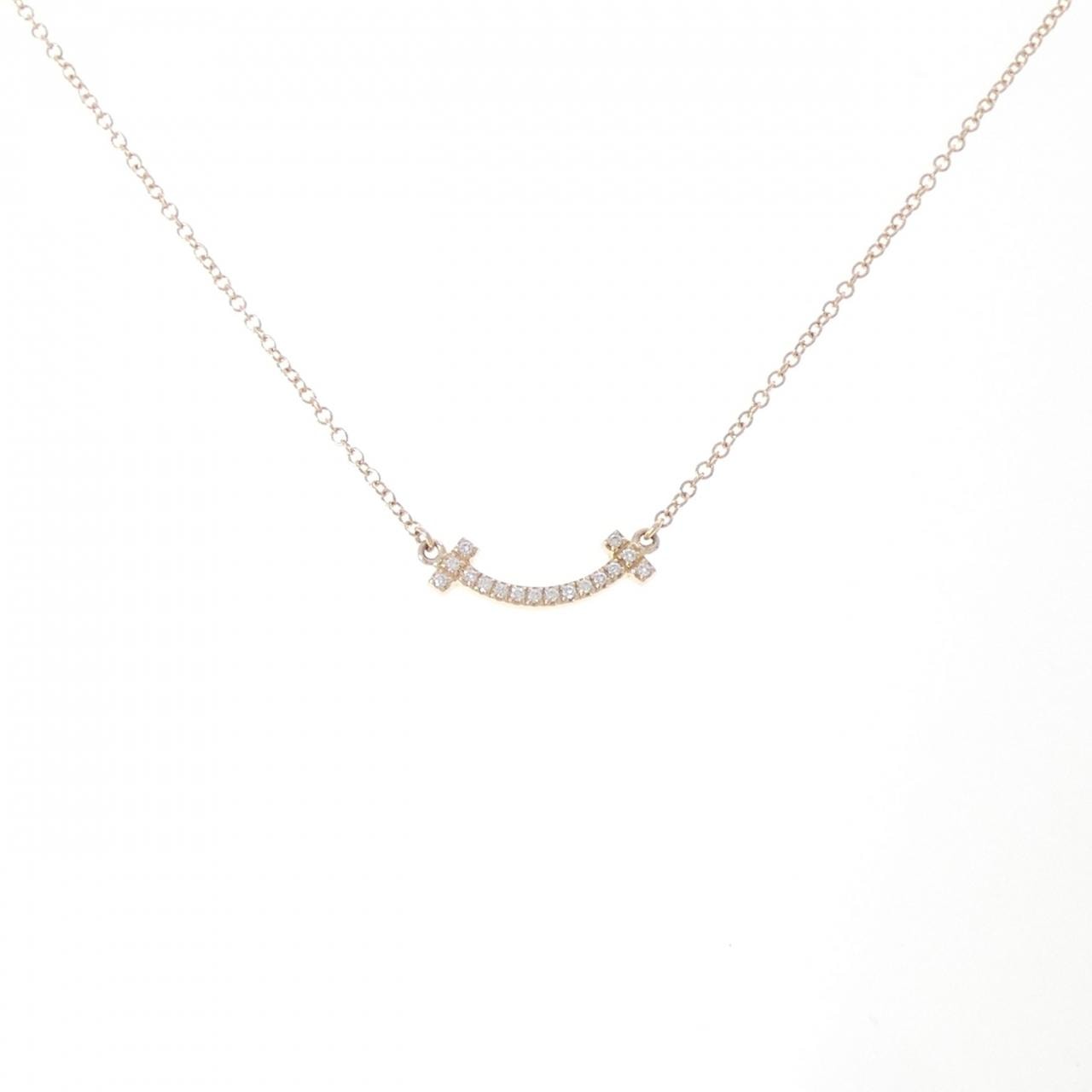 티파니 T 스마일 미니 목걸이