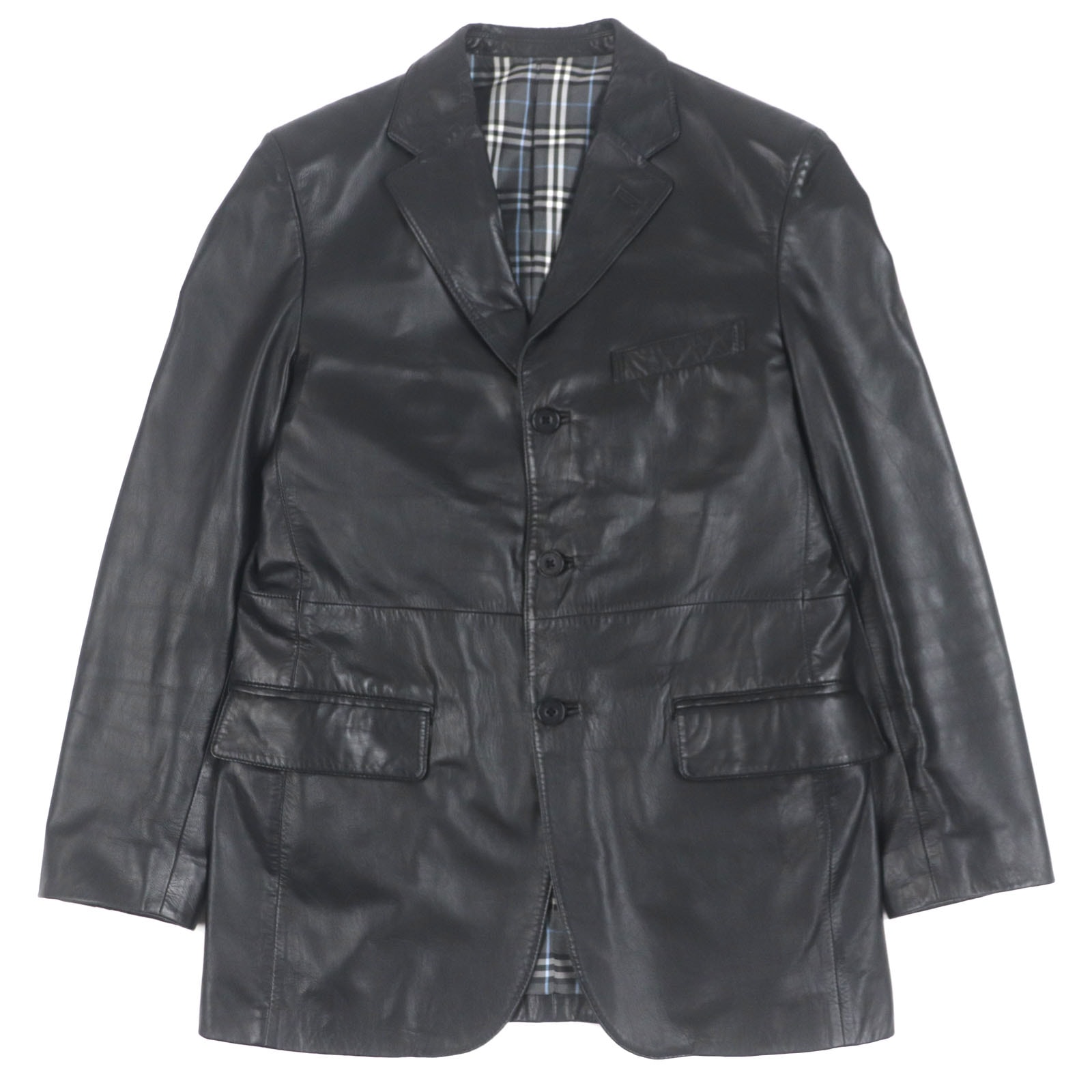 極美品 バーバリーブラックレーベル
 テーラードジャケット ブラック メンズ M