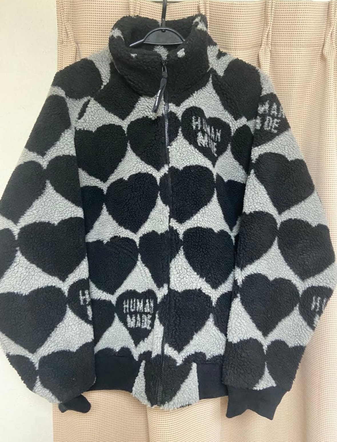 HUMAN MADE Heart Fleece Jacket "Navy"