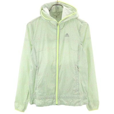 adidas アディダス 総柄 ウインドブレーカー S グレー ジャケット