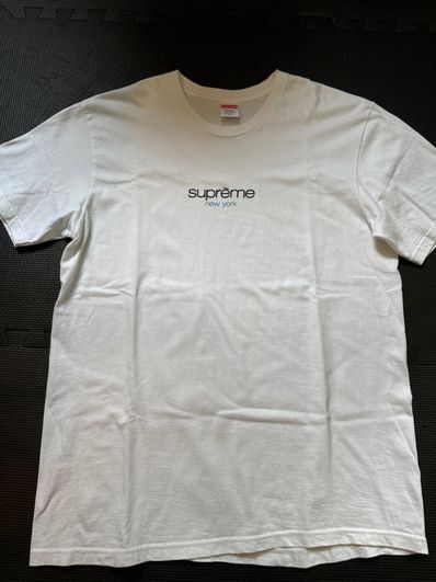 Supreme Classic Logo Tee "White"