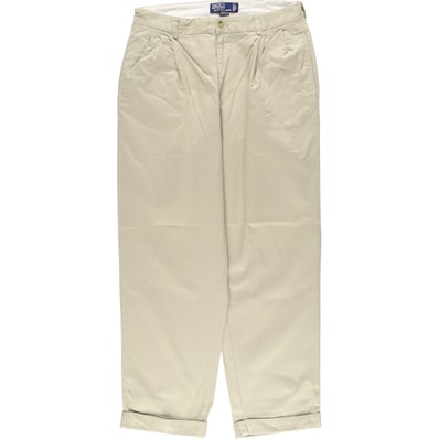 古着 ラルフローレン Ralph Lauren POLO by Ralph Lauren HAMMOND PANT ツータック チノパンツ メンズw33相当/eaa582244