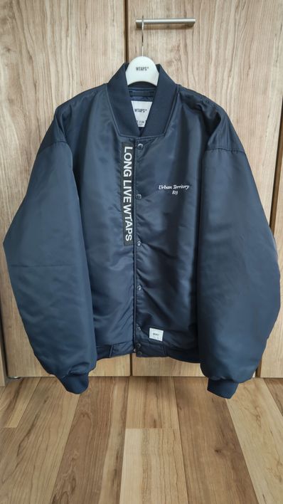 Wtaps Team / Jacket / Nylon. Twill. UT813 "Navy"