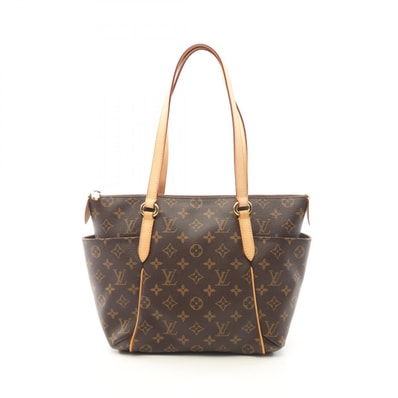 ルイ・ヴィトン LOUIS VUITTON トータリーPM モノグラム トートバッグ バッグ PVCコーティングキャンバス レザー モノグラム レディース ブラウン系 M56688 【中古】