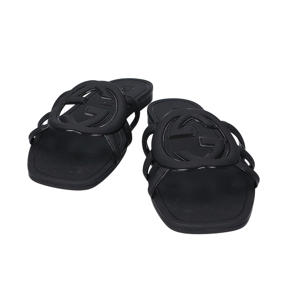 グッチ 【新品同様】780307 インターロッキングG ウィメンズ スライド 36