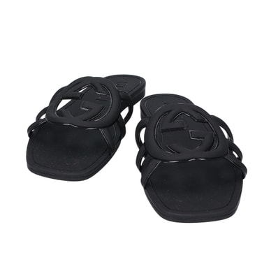 グッチ 【新品同様】780307 インターロッキングG ウィメンズ スライド 36