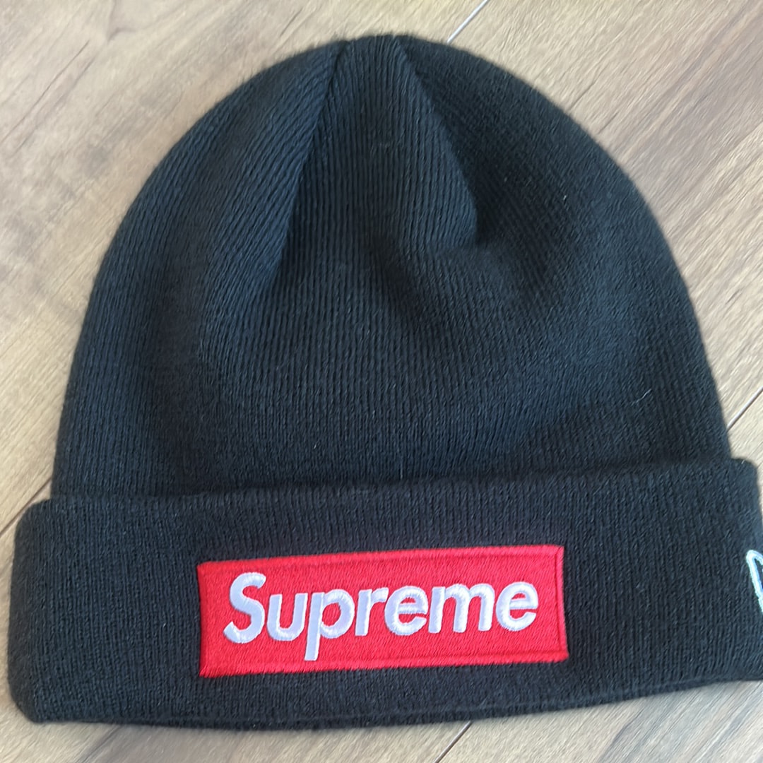 Supreme New Era Box Logo Beanie "Black"