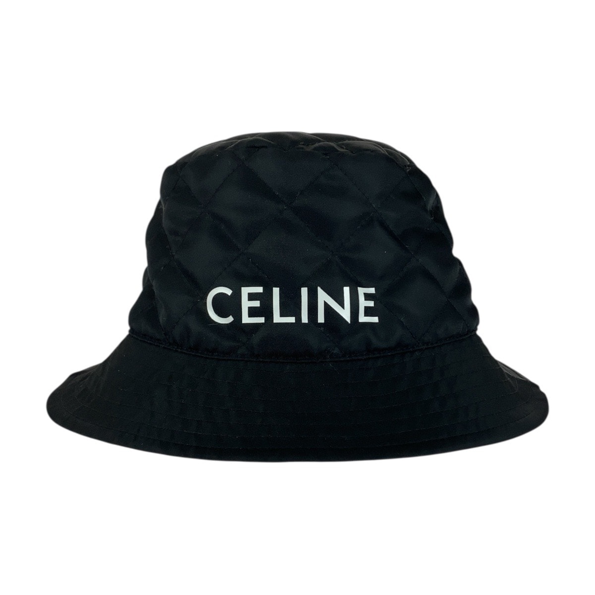 専用！CELINE ブラック バケットハット 中古・古着通販】CELINE (セリーヌ) クロシェバケットハット