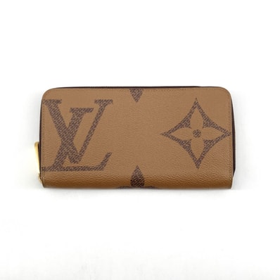 LOUIS VUITTON(ルイ・ヴィトン) モノグラム ジャイアント リバース ジッピーウォレット ラウンドファスナー M69353 長財布 ベージュ×ブラウン