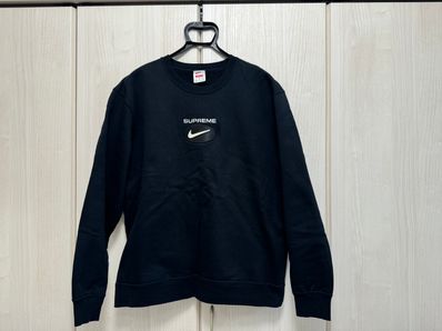 Supreme / Nike Jewel Crewneck "Black"