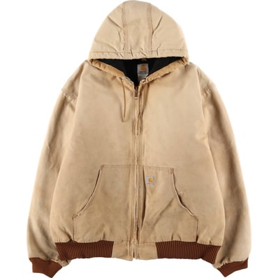 古着 ビッグサイズ カーハート Carhartt アクティブジャケット ダックフルジップパーカー メンズXXXL相当/eaa584929