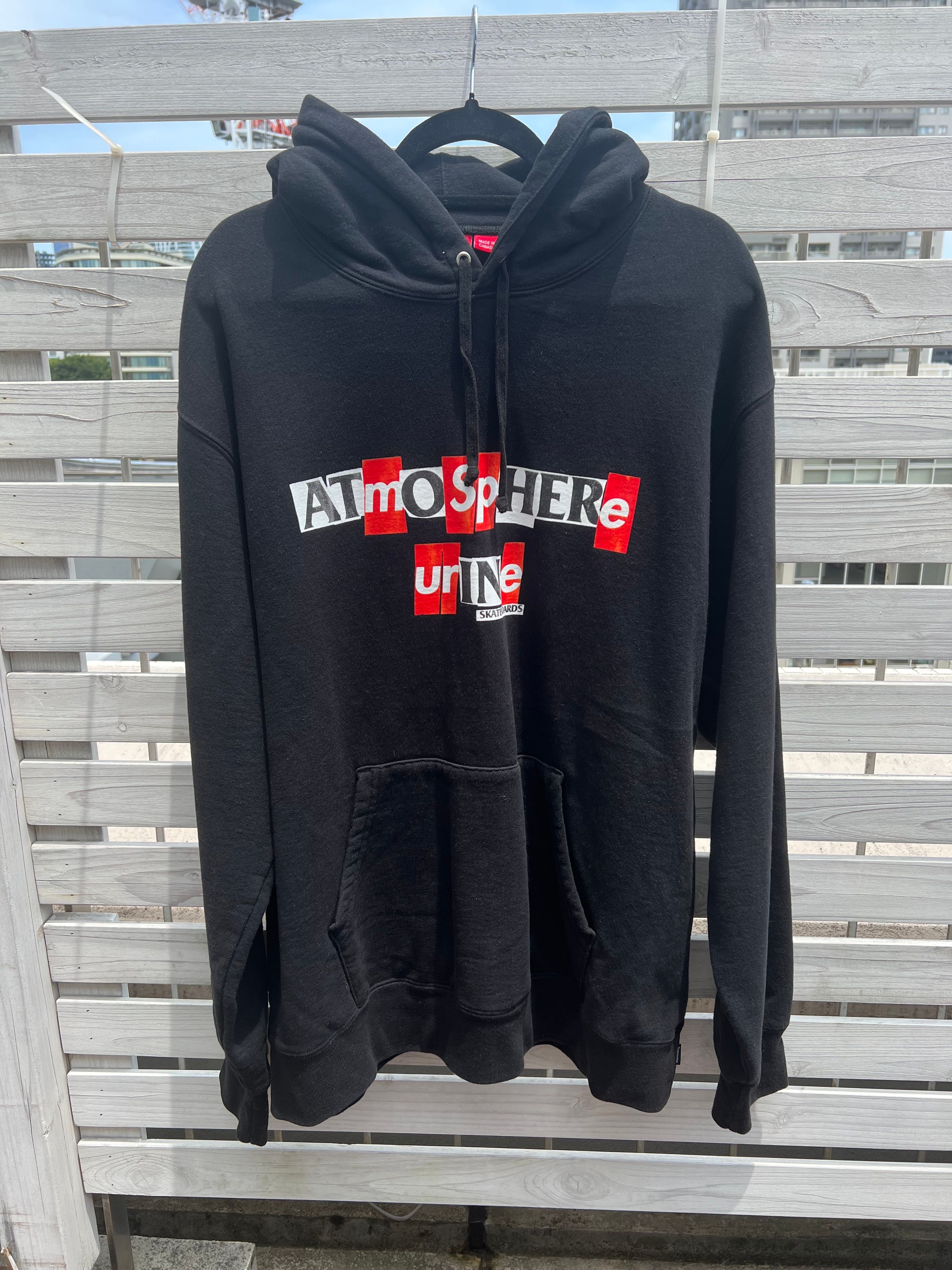 Supreme / Anti Hero Hooded Sweatshirt "Black"