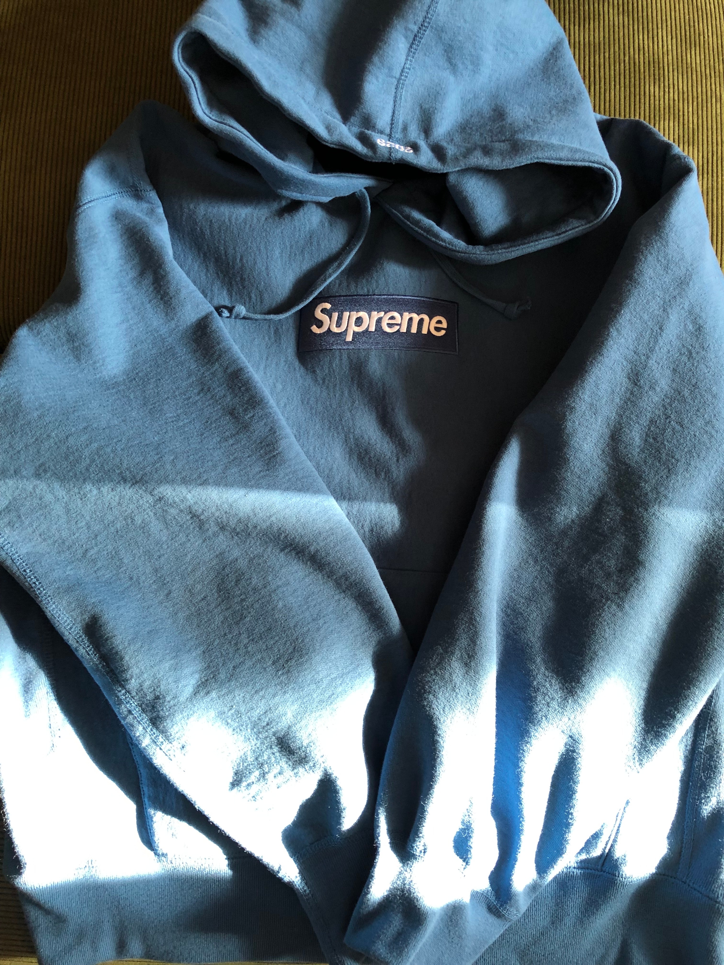 Supreme Box Logo Hooded Sweatshirt "Blue" (23FW)