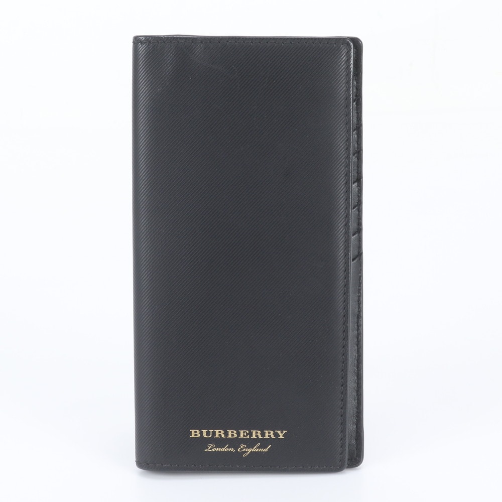 ■極美品 バーバリー 長財布 レザー