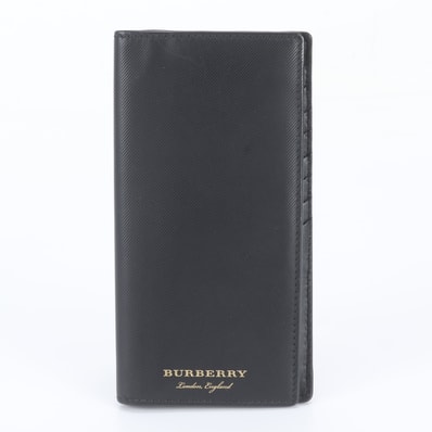 ■極美品 バーバリー 長財布 レザー