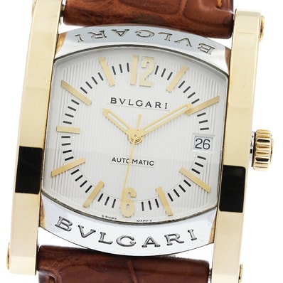 ★箱・保 ブルガリ アショーマ デイト AA44SG メンズ 【中古】