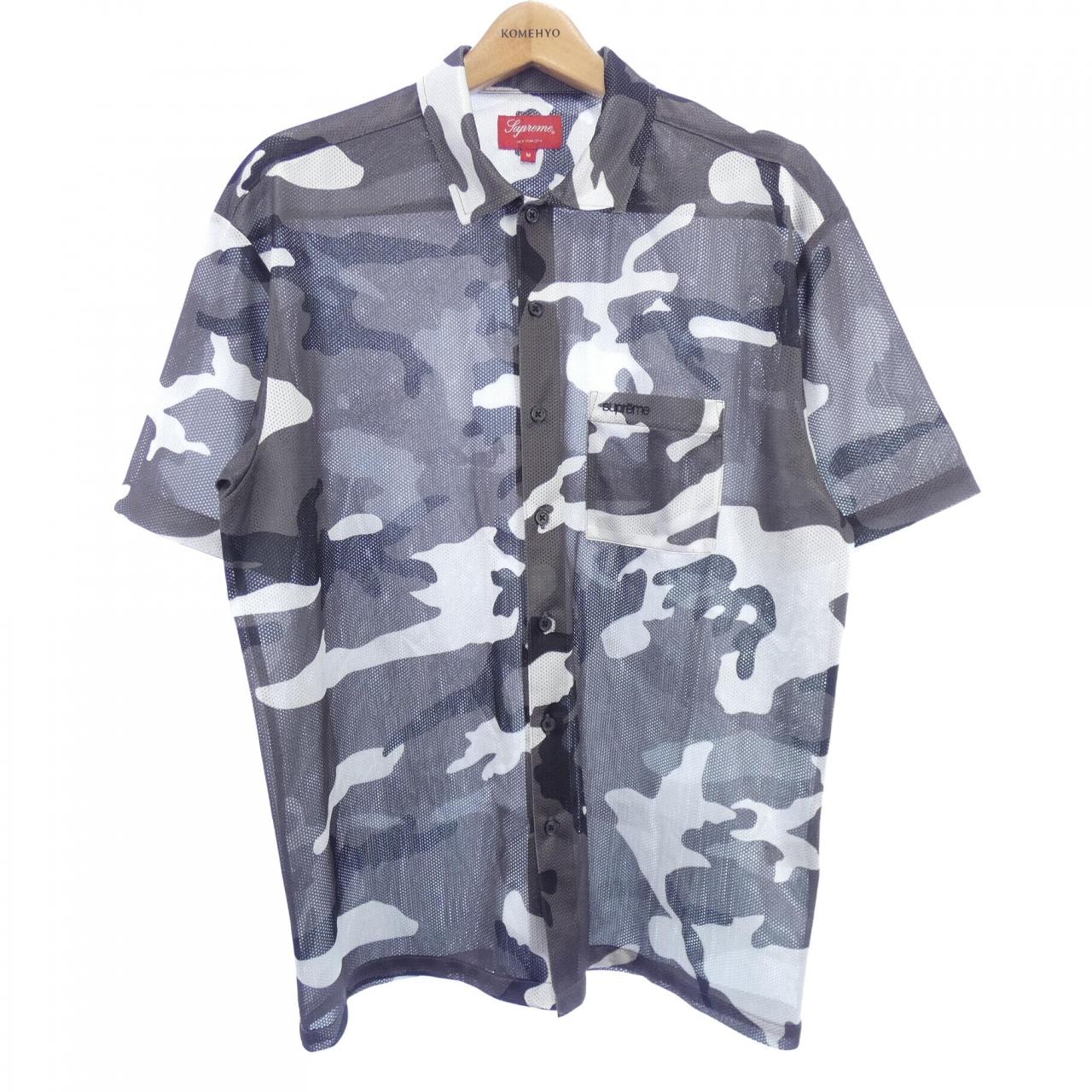 シュプリーム SUPREME Camo Mesh S/S Shirt S/Sシャツ