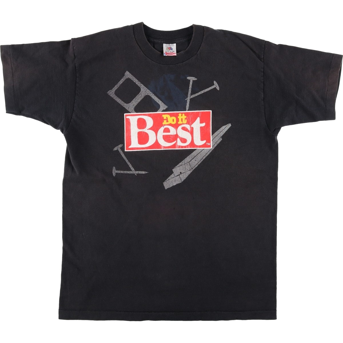 古着 90年代 フルーツオブザルーム FRUIT OF THE LOOM DO IT BEST アドバタイジングTシャツ USA製 メンズL相当 ヴィンテージ/eaa625986