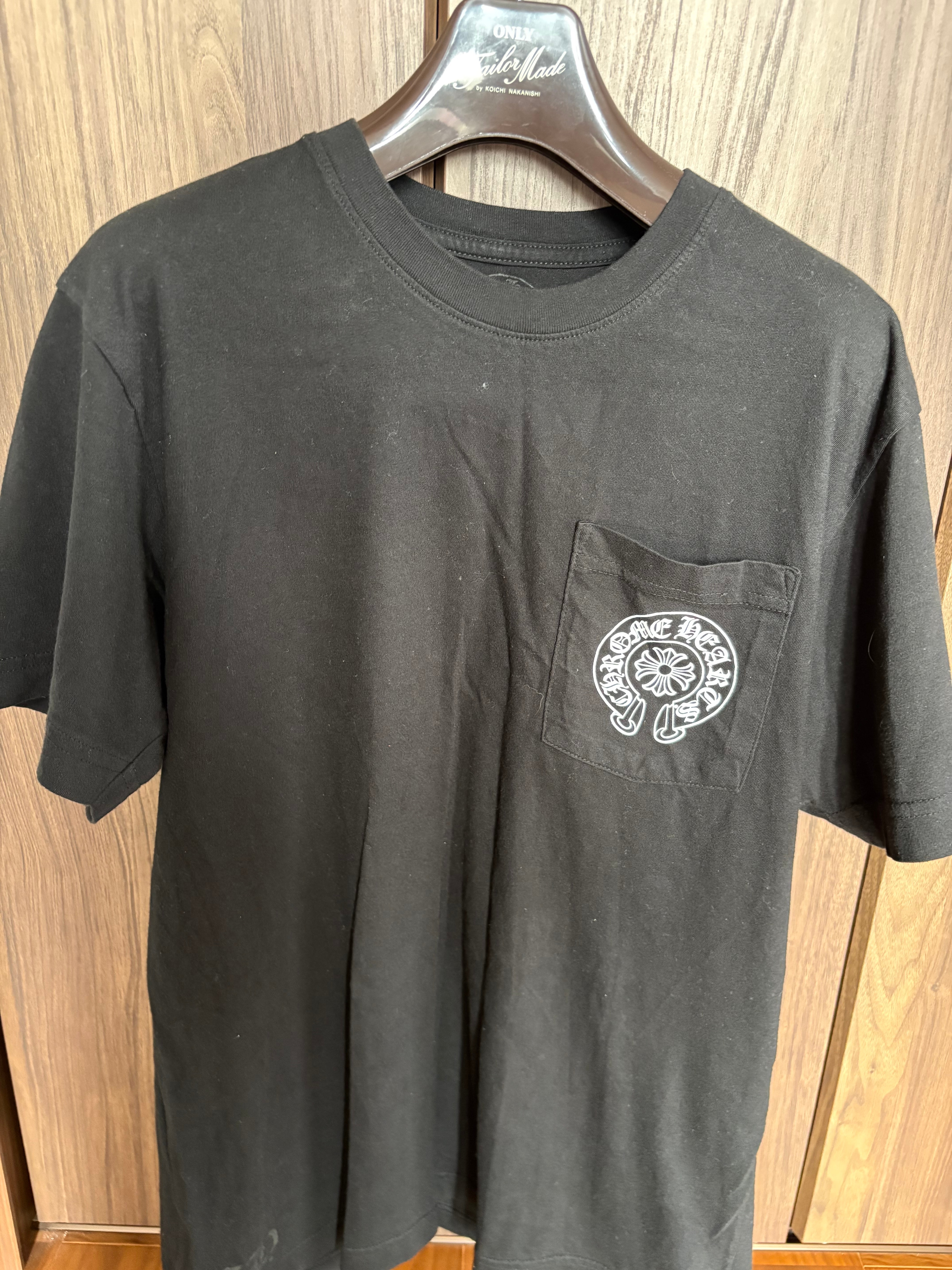 Chrome Hearts Horse Shoe Logo Pocket T-Shirt "Black"