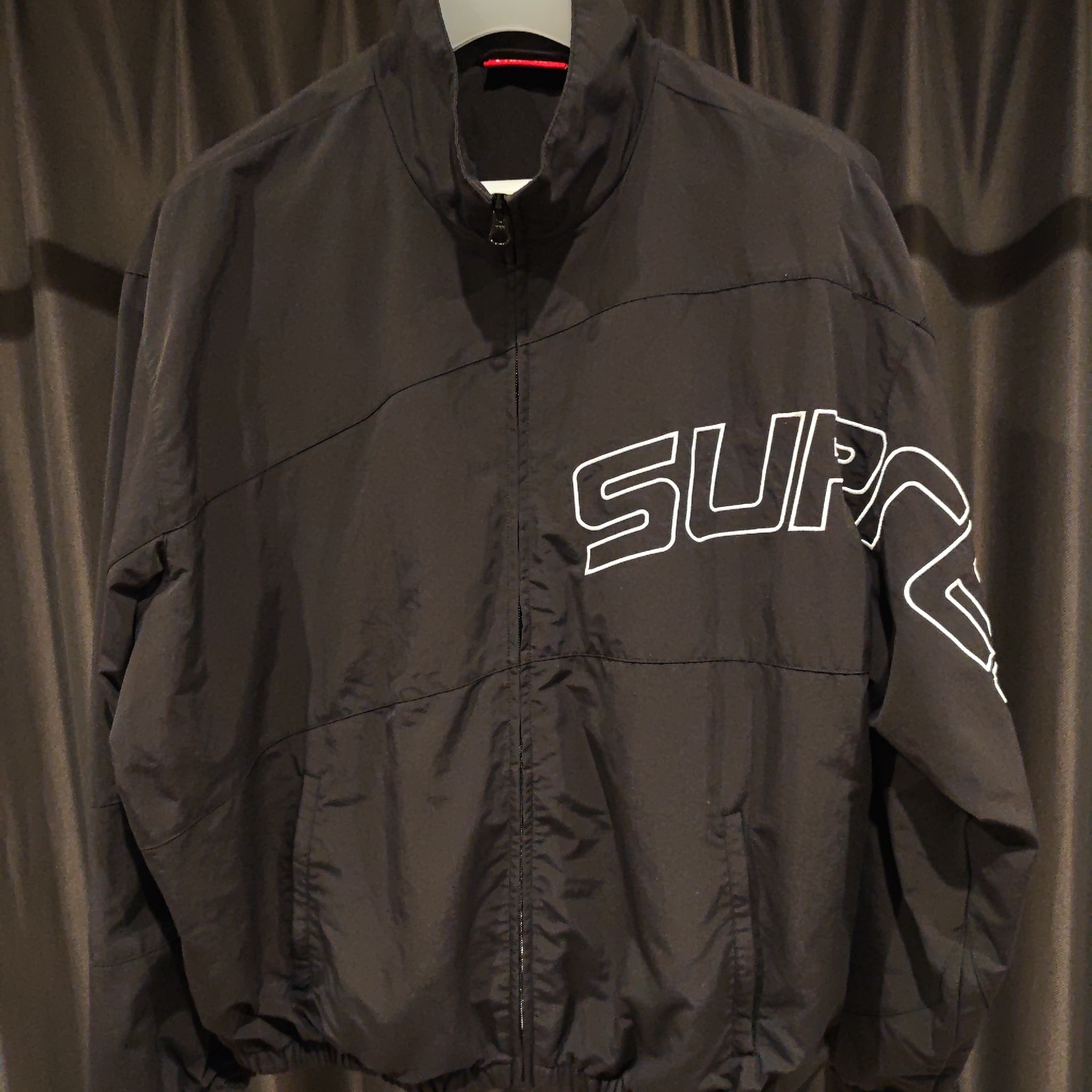 Supreme Curve Track Jacket "Black"