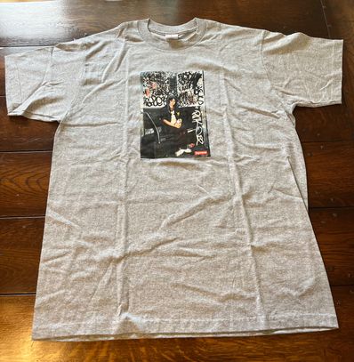 Supreme Lady Pink Tee "Heather Grey"
