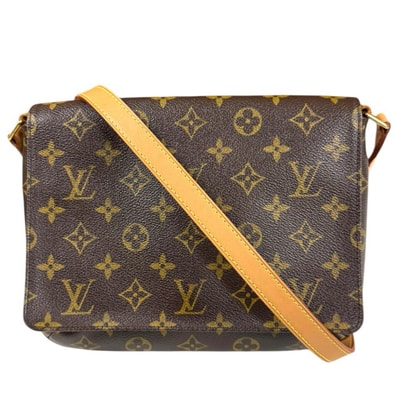ルイヴィトン ミュゼットタンゴ モノグラム ショルダーバッグ モノグラムキャンバス M51388 ブラウン レディース LOUIS VUITTON 中古