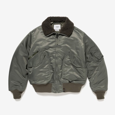 WTAPS ES / Jacket / Nylon. Satin. CORDURA "Olive Drab"