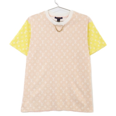 ルイヴィトン 国内正規 22年製 RW222J N56 モノグラム プリント 半袖Tシャツ M