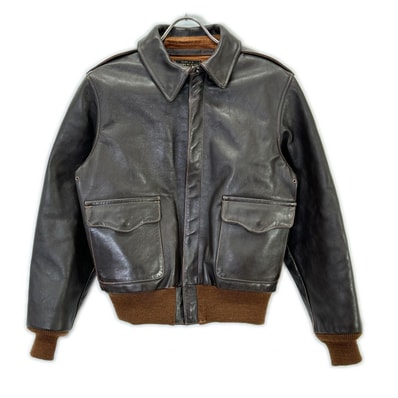 ザリアルマッコイズ 30-1415 A-2 W535 DRAWING ブラウン フライトジャケット 34
